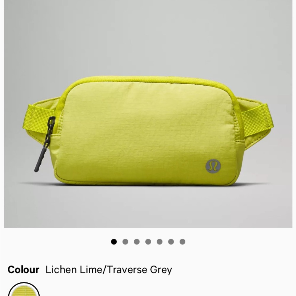 Lululemon Athletica Lichen Lime Belt Bag - Picture 1 of 9